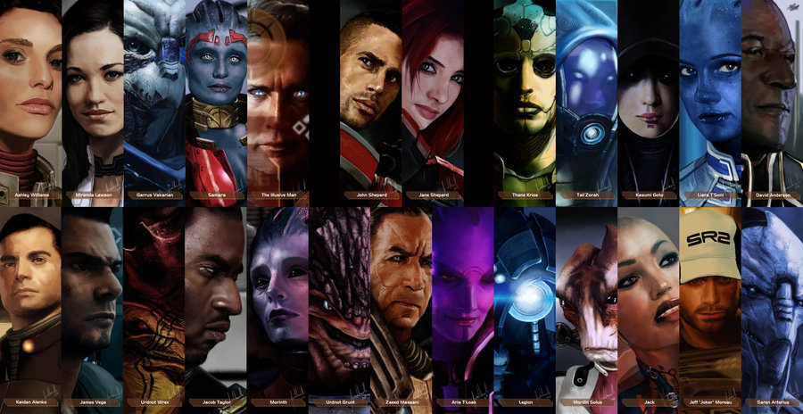 mass effect crew wallpaper