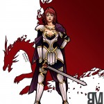"Moira The Rebel Queen" by DeviantArt user radiant-suzuka. See the original piece at http://radiant-suzuka.deviantart.com/art/Moira-The-Rebel-Queen-Dragon-Age-301205317