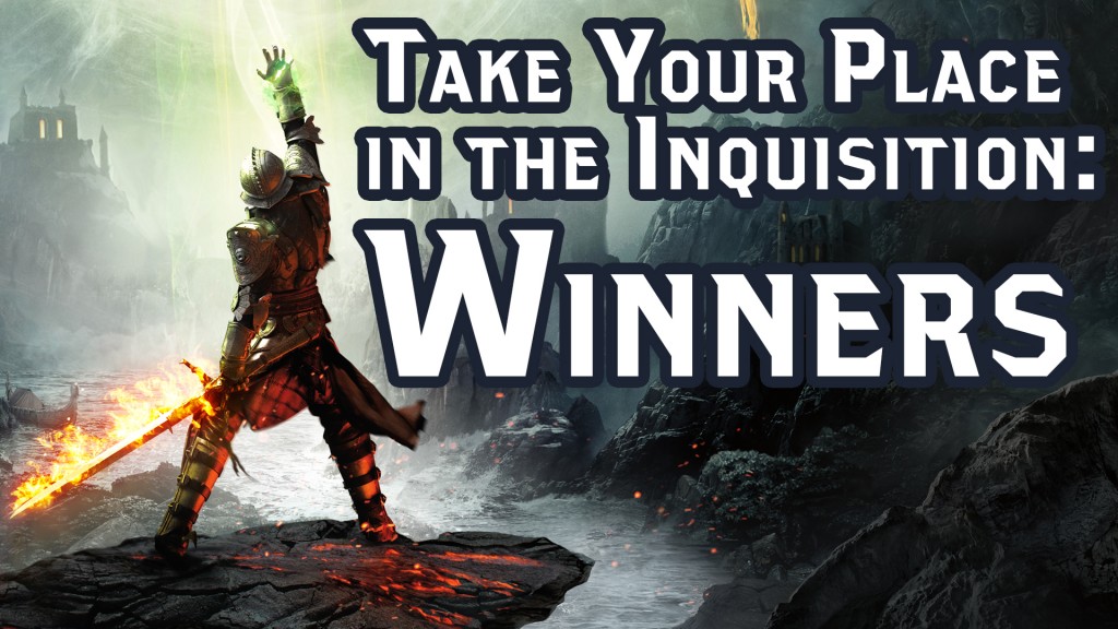 Take Your Place in the Inquisition: Winners – BioWare Blog